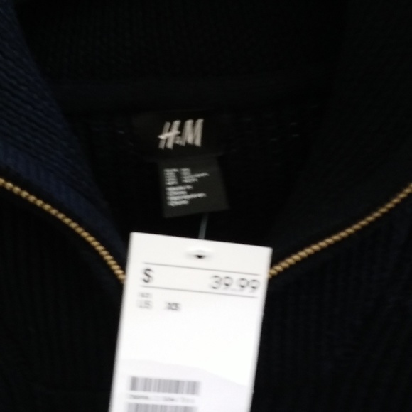 H&M Navy Blue knitted jumper - Picture 4 of 4